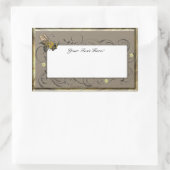 Honingbijen Rechthoekige Sticker (Tas)