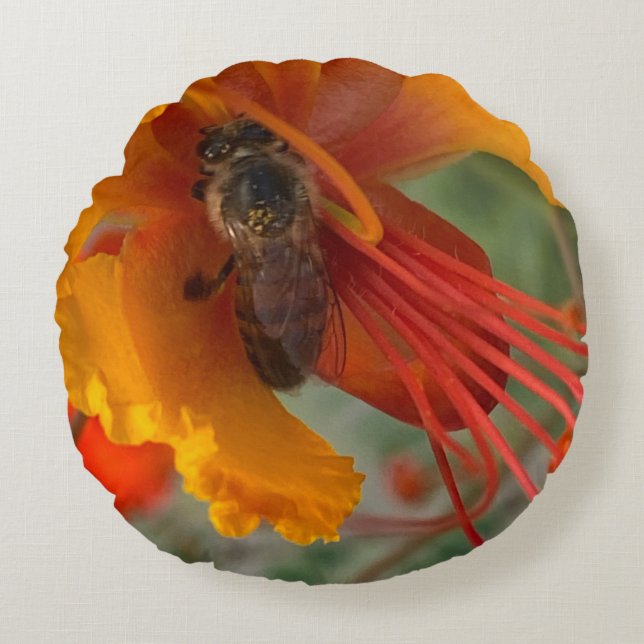🐝 honingbijen rond kussen (Voorkant)