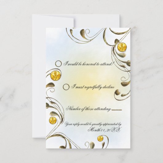 Honingbijen RSVP Kaartje (Voorkant)