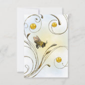 Honingbijen RSVP Kaartje (Achterkant)