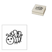 Honingbijen Rubberstempel (Gestempeld)