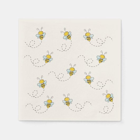 Honingbijen Servet (Voorkant)