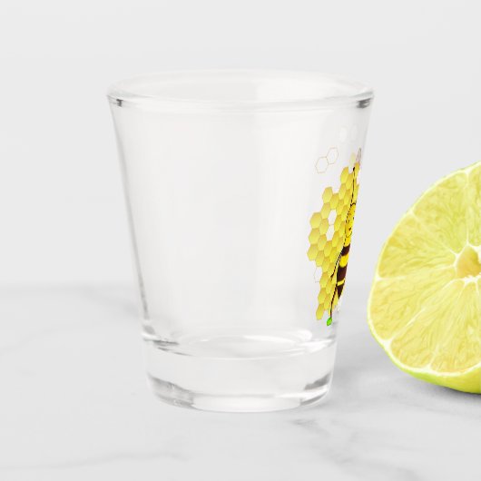 honingbijen shot glas (Links)