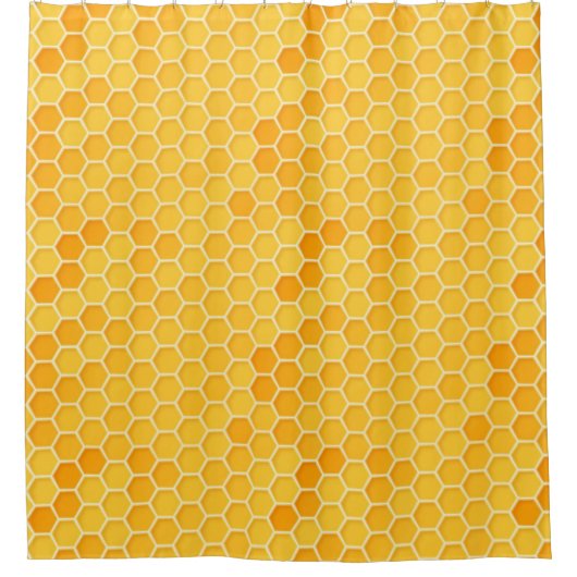 Honingbijen! Shower Curtain Douchegordijn (Voorkant)