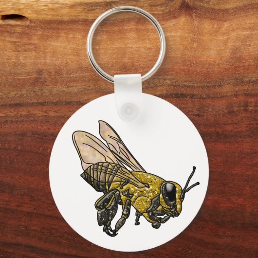 Honingbijen Sleutelhanger (Voorkant)