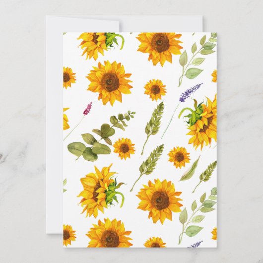 Honingbijen teddybeer 1e verjaardag uitnodiging (Achterkant)