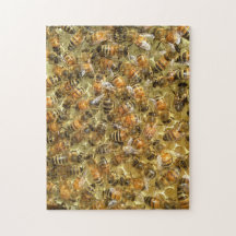 Honingbijen uitdagend Jigzaag Puzzle
