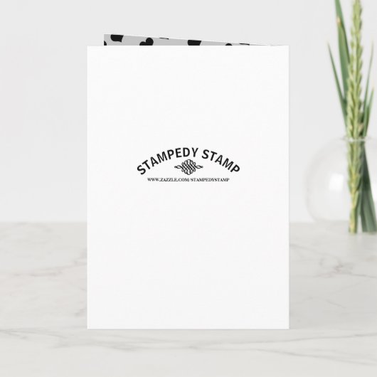 Honingbijen, uitnodiging tot Baby shower (Achterkant)