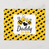 Honingbijen, uitnodiging tot Baby shower (Voorkant)