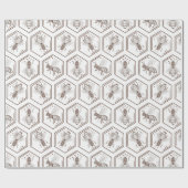 Honingbijen! Verpakkingspapier Cadeaupapier (Vlak)