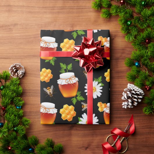 Honingbijen! Verpakkingspapier Cadeaupapier (Feestdagen Geschenken)