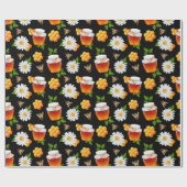 Honingbijen! Verpakkingspapier Cadeaupapier (Vlak)