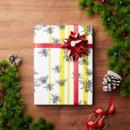 Honingbijen! Verpakkingspapier Cadeaupapier