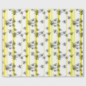 Honingbijen! Verpakkingspapier Cadeaupapier (Vlak)