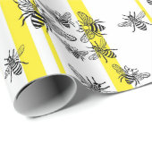 Honingbijen! Verpakkingspapier Cadeaupapier (Rol Hoek)