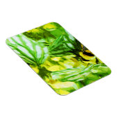 Honingbijen verzamelen Pollen Abstract indrukken Magneet (Rechterzijde)