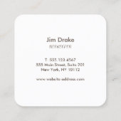 Honingbijen Vierkante Visitekaartje (Achterkant)