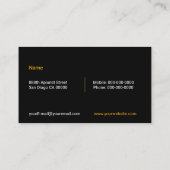 Honingbijen Visitekaartje (Achterkant)