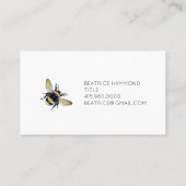 Honingbijen Visitekaartje (Achterkant)