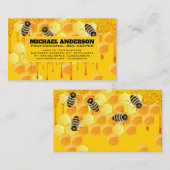 Honingbijen | Visitekaartje van honingbijen uitdri (Voorkant / Achterkant)