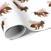 Honingbijen vliegen cadeaupapier (Rol Hoek)