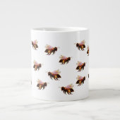 Honingbijen vliegen grote koffiekop (Voorkant)