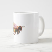 Honingbijen vliegen grote koffiekop (Voorkant rechts)