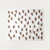 Honingbijen vliegen wandkleed (Voorkant (horizontaal))