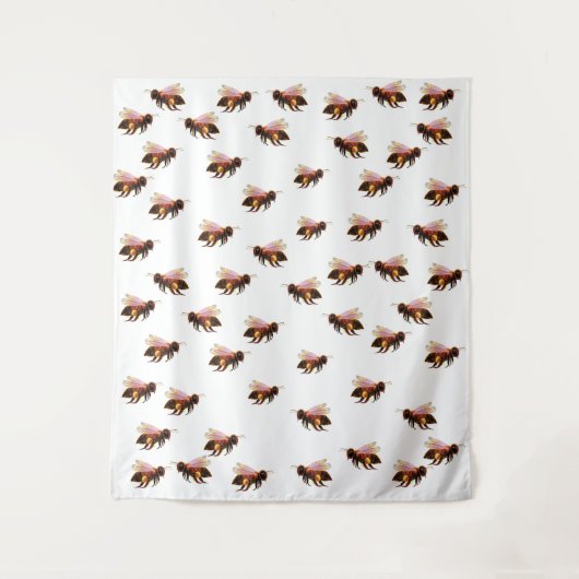 Honingbijen vliegen wandkleed (Voorkant)