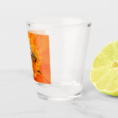 Honingbijenbestuivende bloem Thunder_Cove Sinaasap Shot Glas (Rechts)