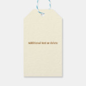 Honingbijenbietenverkoper Apiarist Aangepast Cadeaulabel (Achterkant)