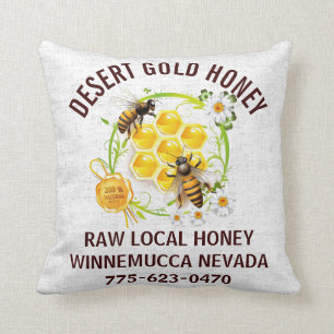 Honingbijenbietenverkoper Apiarist Aangepast Kussen