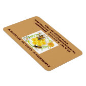 Honingbijenbietenverkoper Apiarist Aangepast Magneet (Rechterzijde)