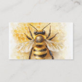 honingbijenbijenhoning visitekaartje (Achterkant)