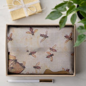 HONINGBIJENBIJENKORVEN ,BIJENTEELT, BIJENHOUDER WA TISSUEPAPIER (Geschenk)