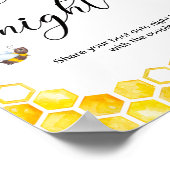 Honingbijendatum Nachtelijke ideeën Bridal Poster (Hoek)