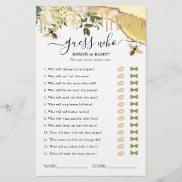 Honingbijengaas voor het Baby shower