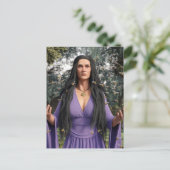 Honingbijengodin in het Paarse Briefkaart (Staand voorkant)