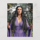 Honingbijengodin in het Paarse Briefkaart (Voorkant)