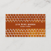 Honingbijenhouder Golden Honeycomb Visitekaartje (Voorkant)