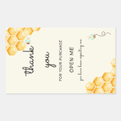 Honingbijenhouder Rechthoekige Sticker (Voorkant)