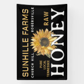 Honingbijenhouder Sunflower Farmers Market Banner (Verticaal)