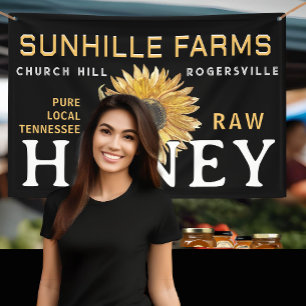 Honingbijenhouder Sunflower Farmers Market Banner