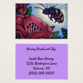 HONINGBIJENHOUDERS PRODUCT CADEAU LABELS KAARTEN B VISITEKAARTJES (Voorkant /achterkant)