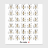 Honingbijenimkersnetjes Sticker (Vel)