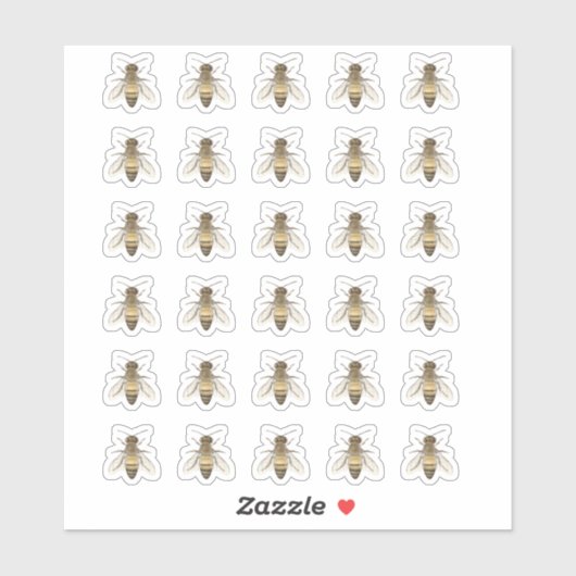Honingbijenimkersnetjes Sticker (Vel)