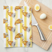 honingbijenkabouterpatroon theedoek (Quarter Fold)