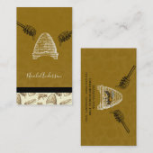 Honingbijenkast  Chic Organic Natural Visitekaartje (Voorkant / Achterkant)