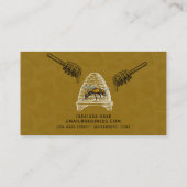 Honingbijenkast  Chic Organic Natural Visitekaartje (Achterkant)