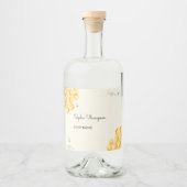 Honingbijenkeverpot Likeurfles Etiket (Voorkant)